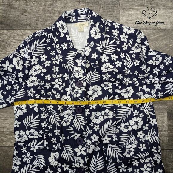 Appleseed's Petite Floral Jacket Size PL - Picture 3 of 5